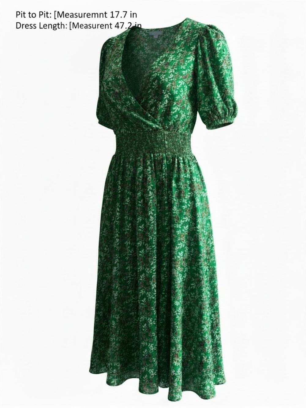 Draper James RSVP - Green Floral Midi Dress - Classic Style!